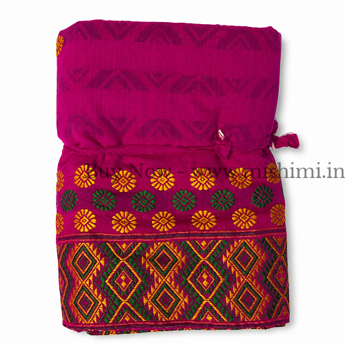 Handmade Padmini cotton pure Jura | Assamese mekhela sador - Image 3