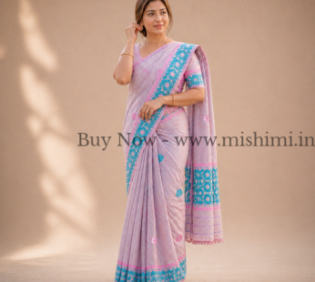 Handmade Masrise cotton pure Jura | Assamese mekhela sador