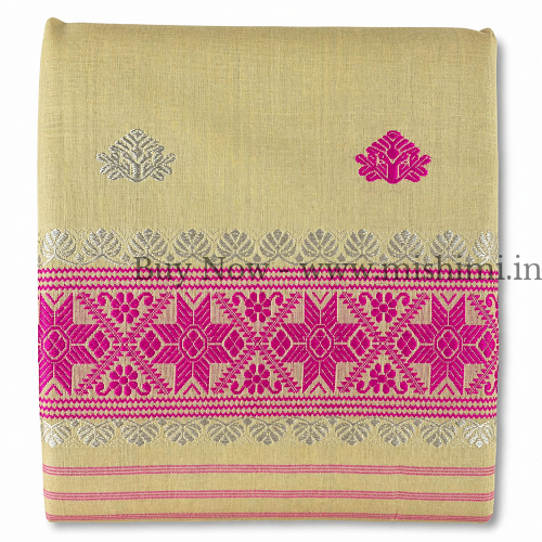 Handmade Masrise cotton pure Jura | Assamese mekhela sador - Image 2