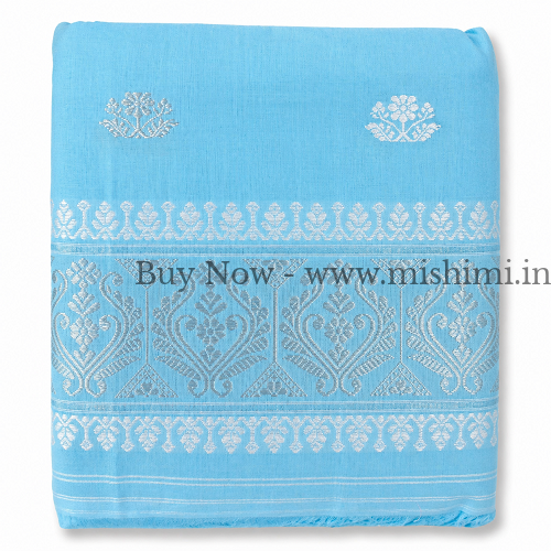 Handmade Masrise cotton pure Jura | Assamese mekhela sador - Image 2