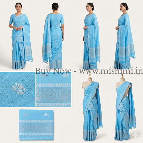 Handmade Masrise cotton pure Jura | Assamese mekhela sador - Image 4
