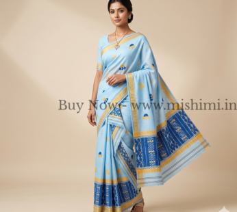 Handmade Masrise cotton pure Jura | Assamese mekhela sador
